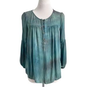 Gypsy05 Global Village Kailua Silk Gypsy 05 Pique-Assiette Peasant Blouse XS